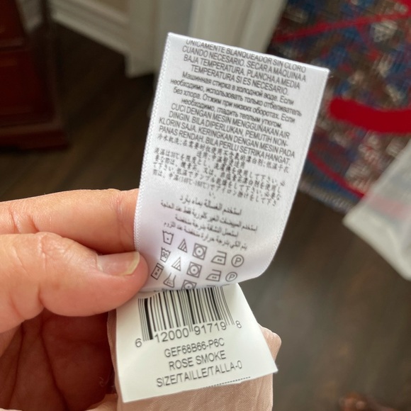 BCBG Generation light pink lace pleated dress - Picture 7 of 7